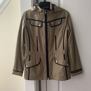 Nautica jacket lined with hood size medium